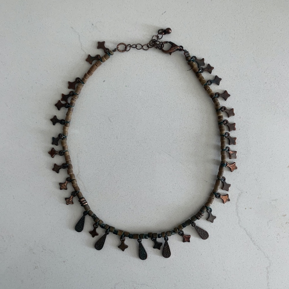 Free People Charm Choker Necklace